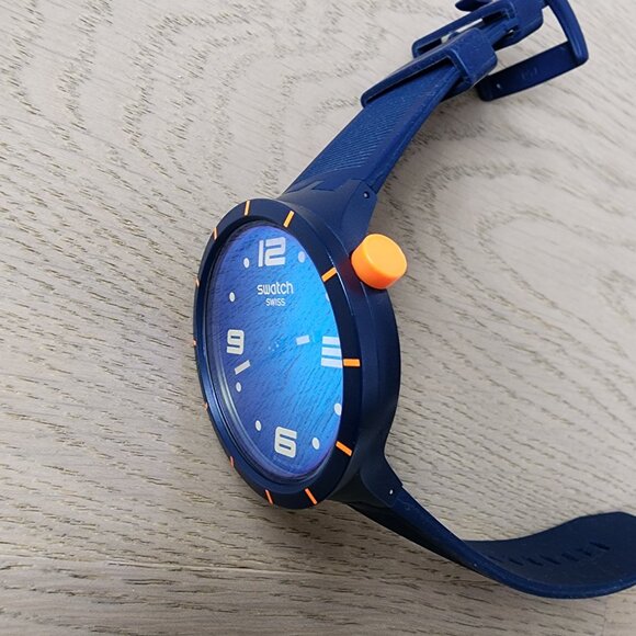 Swatch Big Bold Watch in Futuristic Blue - Picture 14 of 15